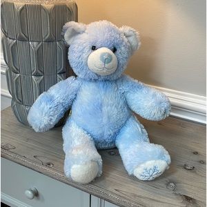 Build A Bear Blue Snowflake Sparkle Teddy Bear